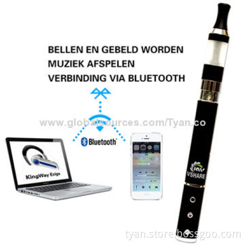 E-cigarettes/Healthy Bluetooth Phone Ecigs, 350mAh Battery Volume and CE, RoHS Marks